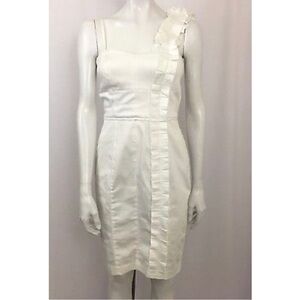 Jessica Simpson White Wiggle Pencil Dress Size 6